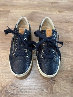 Ron white Oralie leather footbend sneaker